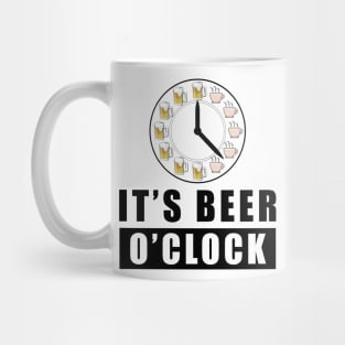 It's Beer O'clock Mug